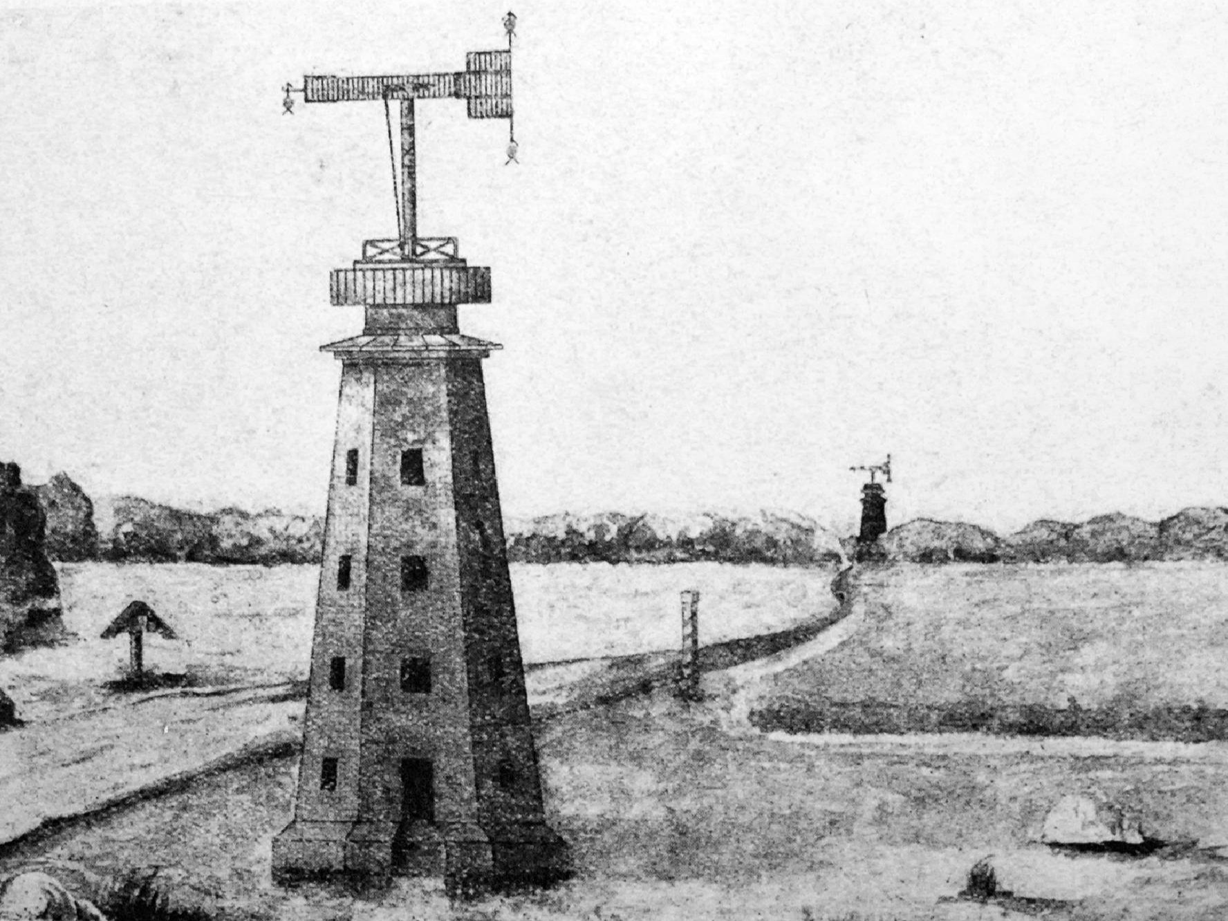 Телеграфная связь на дороге Петербург-Псков XIX век